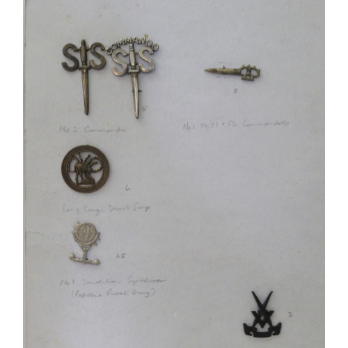 277 - Uncollated military cap badges, some copies: to include Cameron Highlanders (Please Note: this ... 