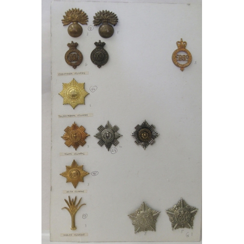 279 - Uncollated military cap badges, some copies: to include Highland Cyclist Battalion  (Please Note: th... 