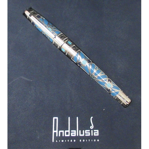 286 - An Andalusia for Dupont, Paris, Limited Edition fountain pen with original paperwork