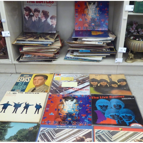 287 - Vinyl albums, mainly pop: to include The Monkeys, K C and The Sunshine Band, Stevie Wonder and Micha... 