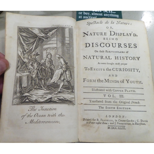 63 - Books: 'Nature Displayed'  circa 1820s, in six volumes