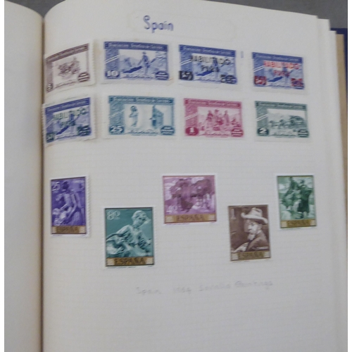 75 - Uncollated postage stamps: to include British unmounted mint; First Day covers; and used Europe