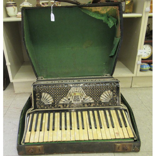 73 - A Paolo Soprani of Castelfidardo, Italy piano accordion in a dedicated carrying case