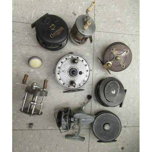 87 - Seven various fly fishing reels: to include an NP Morritt's Intrepid Standard; and a Youngs Condex&n... 