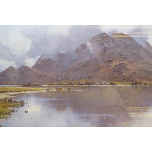 13 - H Moxan Cook - 'Ullswater from Glenridding'  watercolour  bears a signature  14