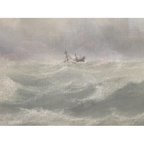 193 - George Lothian Hall - 'The Wreck'  watercolour  bears a signature & dated 1880  1... 