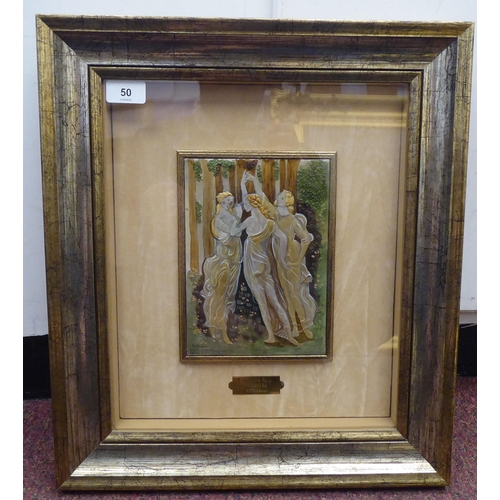 50 - A reduced Limited Edition 16/500 presentation copy of Botticelli's 'Allegaria della Primareva' overp... 