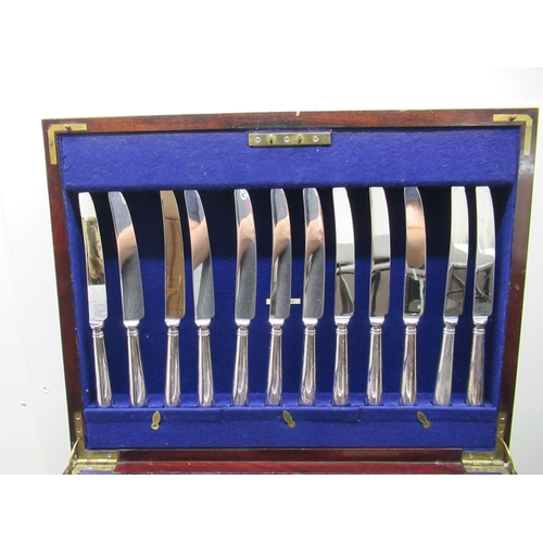 77 - An early 20thC Cooper Bros & Sons, near complete set of stainless steel flatware and cutlery&nbs... 