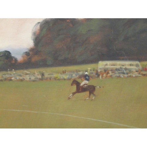 86 - Henry Koehler - 'Coronation Cup Match at Cowdray Park 1973'  oil on canvas  bears a signature & ... 