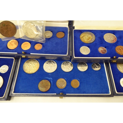 360 - Uncollated proof and other coins: to include 1966 South African set 