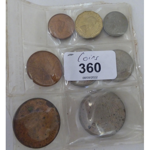 360 - Uncollated proof and other coins: to include 1966 South African set 