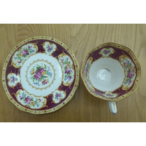 8 - Tea sets: to include an early 20thC Royal Albert china example, decorated with flora