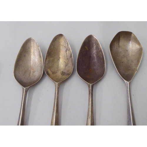 149 - A set of three, one and two Scandinavian spoons  stamped Reed and Barton, Sterling 