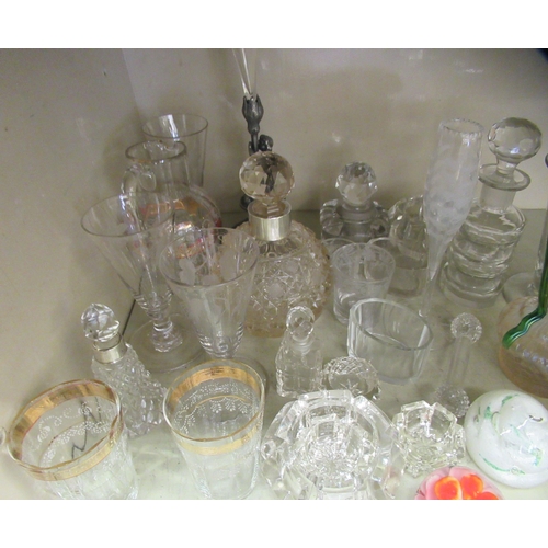 155 - Decorative glassware: to include a pair of early 20thC Loetz design vases of organic design  7