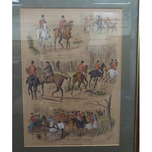 174 - After Jalland - a series of three late Victorian coloured hunting prints; and one similar  10