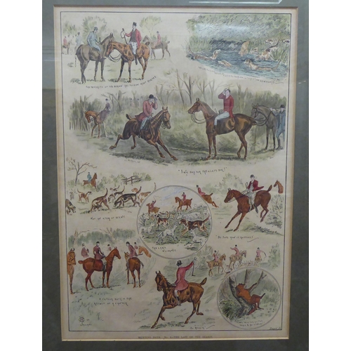 174 - After Jalland - a series of three late Victorian coloured hunting prints; and one similar  10