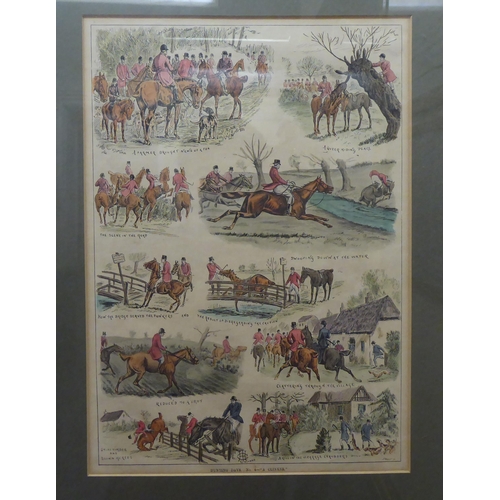 174 - After Jalland - a series of three late Victorian coloured hunting prints; and one similar  10