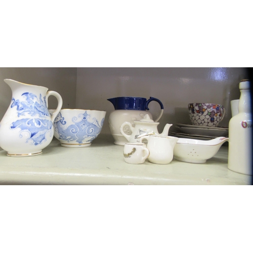 198 - Ceramics: to include a Royal Worcester coffee cup and saucer, the handle fashioned as a butterfly&nb... 