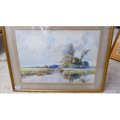 252 - Three works by Arthur Willett - titled landscapes  watercolours  bearing signatures  13