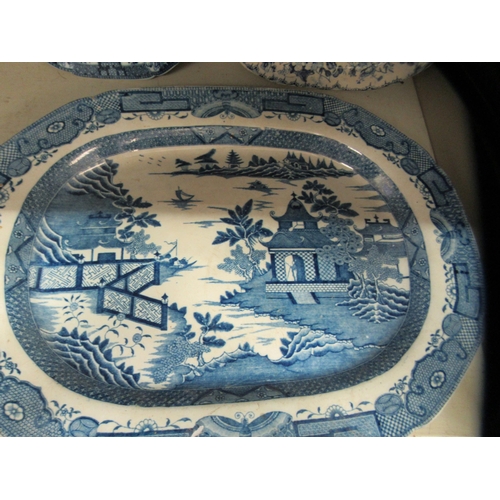 266 - Ceramics: to include an early 19thC pearlware mug, decorated with landscape scenes  6