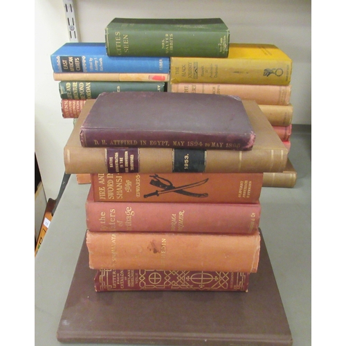 283 - Books, 19th and 20thC travel related: to include 'Through Masai Land' by Joseph Thomson and 'Things ... 