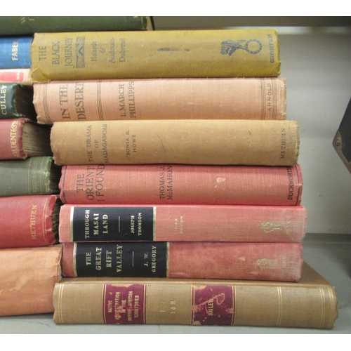 283 - Books, 19th and 20thC travel related: to include 'Through Masai Land' by Joseph Thomson and 'Things ... 