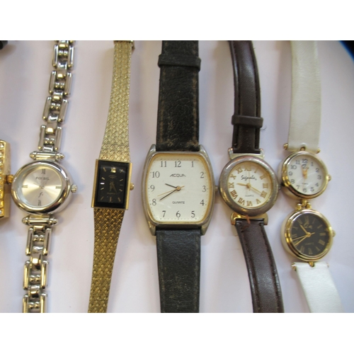 3 - Various modern ladies wristwatches: to include an Acqua and a Charles Leman