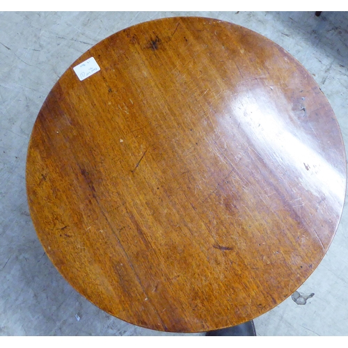 99 - Small furniture: to include an Edwardian design occasional table, raised on turned legs  26