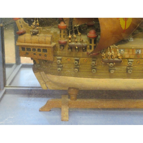 114 - A table-top model of 'The Great Harry' a copy of an English Carrack, circa 1511  16