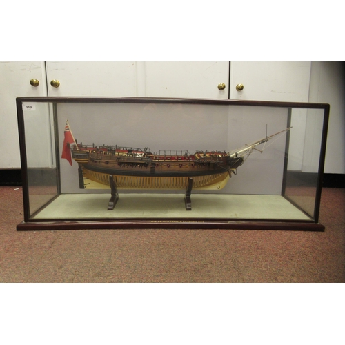 119 - A table-top model of 'Pandora' a copy of the 24 gun frigate 1779  33