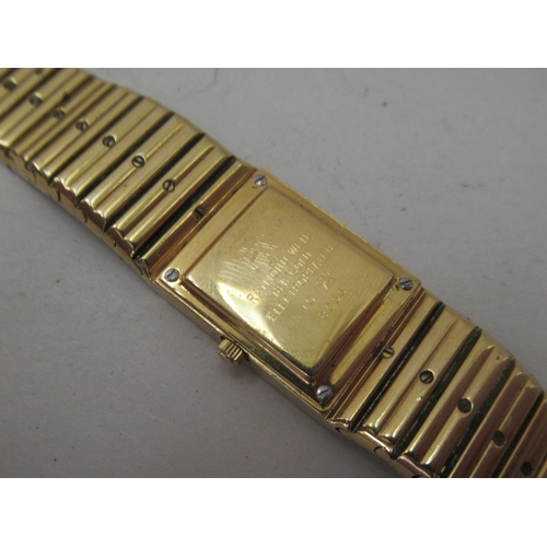 119 - Two ladies Raymond Weil wristwatches with gold plated cases and straps