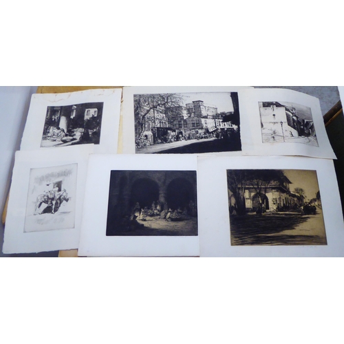 162 - Engravings: to include scenes from North Africa, India, Turkey and Mexico  various sizes