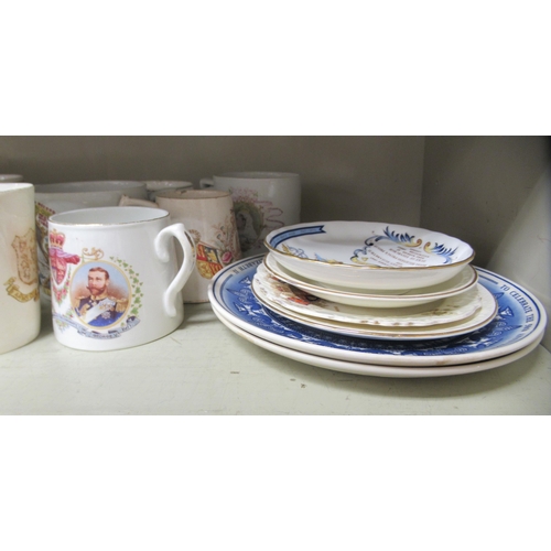 186 - Ceramics: to include a Queen Victoria china commemorative mug