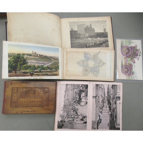 210 - Postcards, cigarette cards and playing cards: to include coastal views