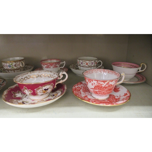 239 - Mainly 19thC English porcelain cabinet cups and saucers