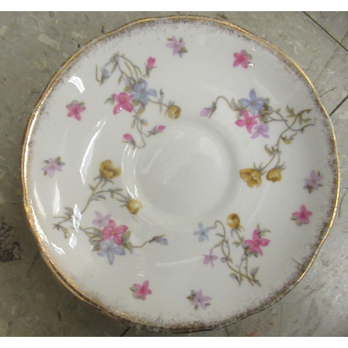 276 - Royal Standard bone china Violets-Pompadour pattern teaware