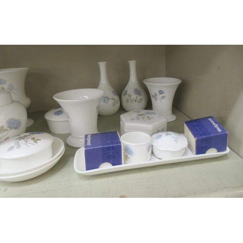 281 - Wedgwood bone china Ice Rose and other pattern ginger jars  4