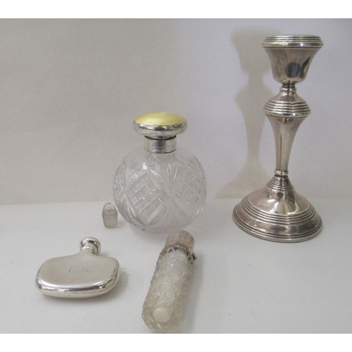 300 - Silver collectables: to include an Edwardian perfume flask  Birmingham 1904