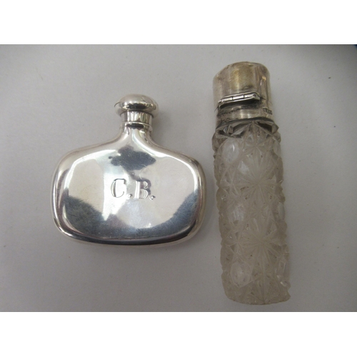 300 - Silver collectables: to include an Edwardian perfume flask  Birmingham 1904