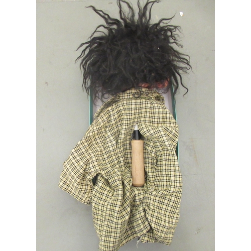 245 - A painted wooden ventriloquist dummy/puppet  19