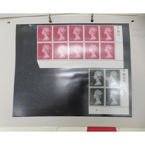 291 - Uncollated British postage stamps: to include a Penny Black