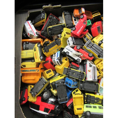 143 - Diecast model vehicles: to include emergency services and trucks with examples by Tonka and Matchbox