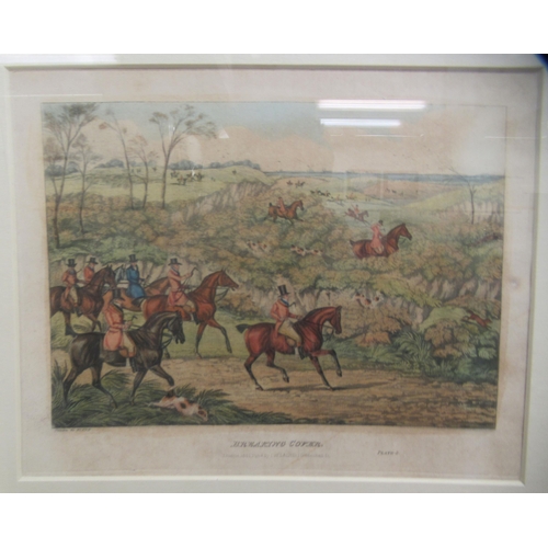 77 - After Alken - a series of four coloured hunting prints, published 1841 by Laird  8.5