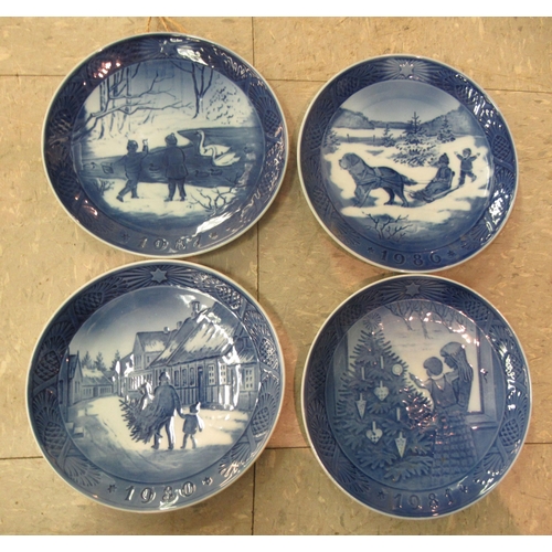 133 - Forty-two Royal Copenhagen porcelain Christmas plates  6