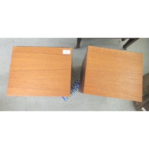 248 - A pair of teak cased Monitor Auto speakers  22