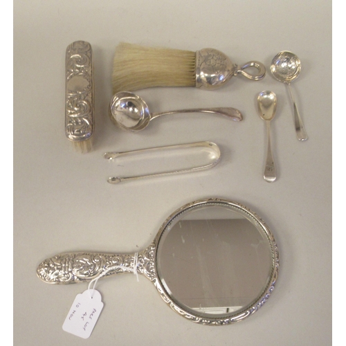 10 - Mixed jewellery and other items of personal ornament: to include a silver hat pin and medallion