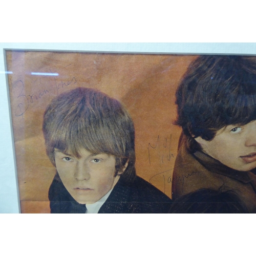 106 - A colour printed photograph, the young Rolling Stones  12