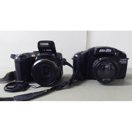 11 - Photographic equipment, mainly cameras: to include a Finepix S7000; a Manimex 35FX; and an Amol Niko... 