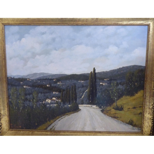 119 - Three early 20thC framed oil paintings, landscapes  two bearing signatures  largest 16