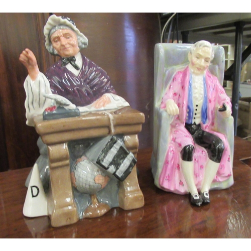 148 - Four Royal Doulton china figures: to include 'Nanny'  HN2221  5.75